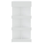 HKH Mesa de Bar com Prateleiras em Derivados de Madeira - Branco