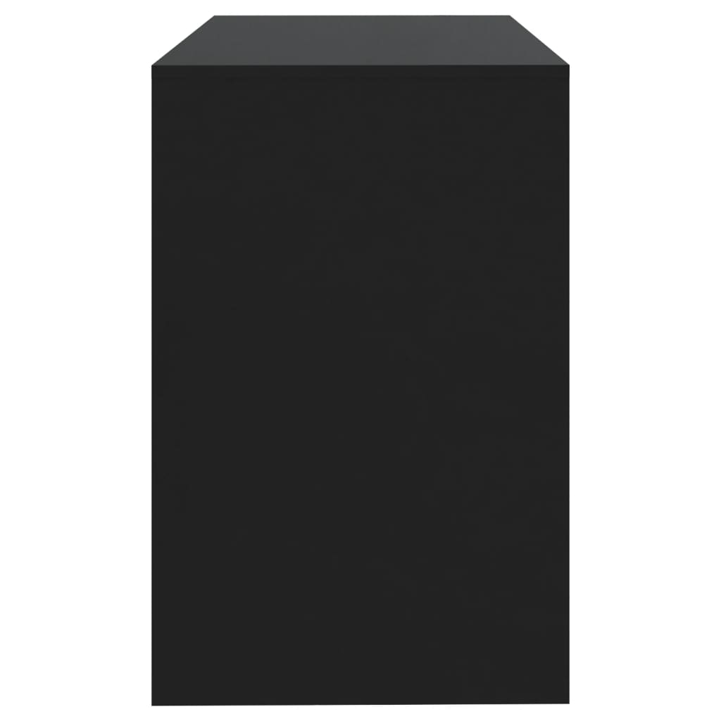 HKH Secretária ,5 Cm Derivados de Madeira - Preto