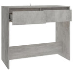 Mesa auxiliar HKH de cemento y derivados de madera - Gris