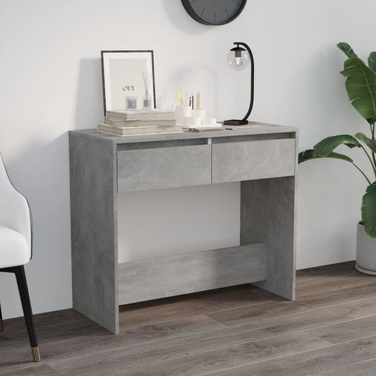Mesa auxiliar HKH de cemento y derivados de madera - Gris