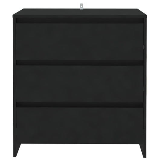 HKH Aparador em Madeira Processada 70 X 41 X 75 Cm - Preto