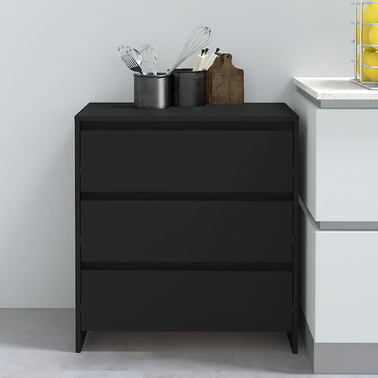 HKH Aparador em Madeira Processada 70 X 41 X 75 Cm - Preto