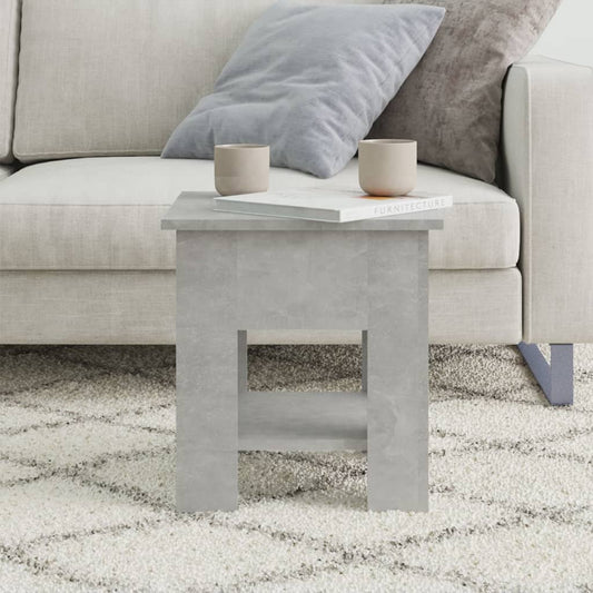 HKH Mesa de centro gris cemento en madera manufacturada