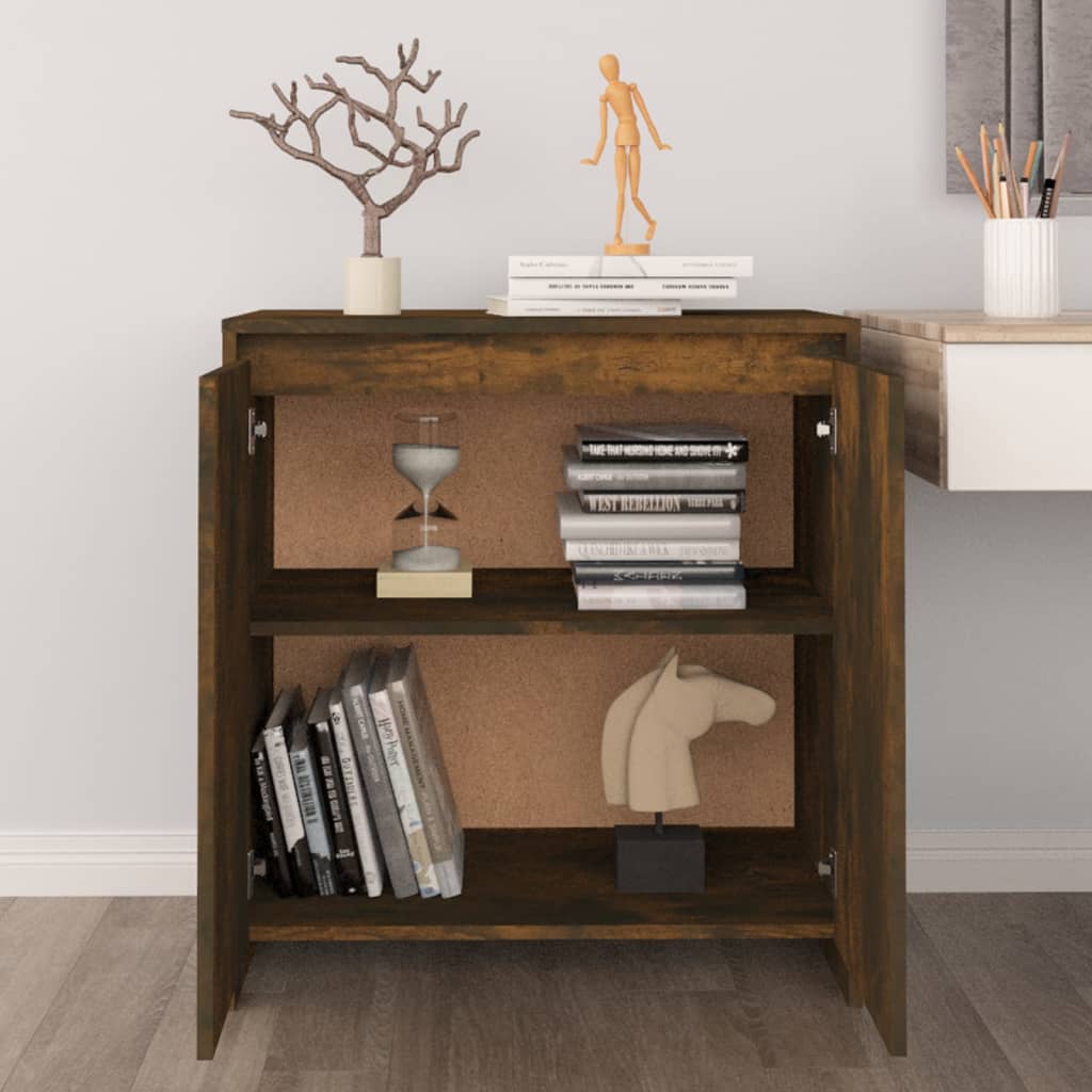 HKH Aparador de Madera Procesada 70 X 41 X 75 Cm - Roble Ahumado