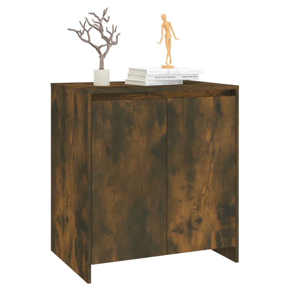 HKH Aparador de Madera Procesada 70 X 41 X 75 Cm - Roble Ahumado