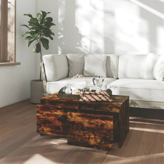 Mesa de centro HKH en derivados de madera Roble Ahumado