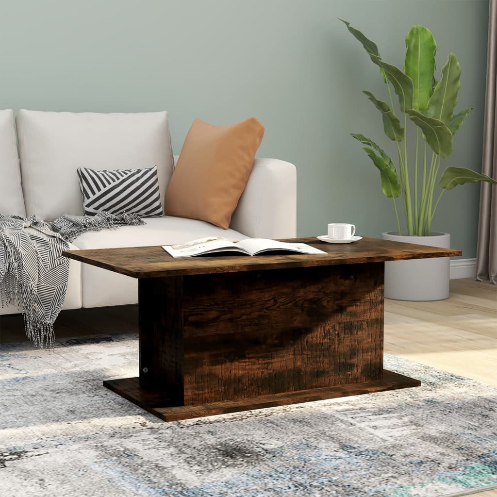 Mesa de centro HKH en derivados de madera Roble Ahumado