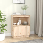 HKH Aparador en Madera de Pino Maciza (Sin Tratar) 60 X 34 X 75 Cm