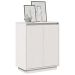 HKH Aparador Clássico em Pinho Maciço 60 X 34 X 75 Cm - Branco