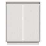 HKH Aparador Clássico em Pinho Maciço 60 X 34 X 75 Cm - Branco