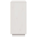 HKH Aparador Clássico em Pinho Maciço 60 X 34 X 75 Cm - Branco