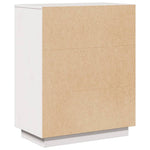 HKH Aparador Clássico em Pinho Maciço 60 X 34 X 75 Cm - Branco