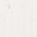HKH Aparador Clássico em Pinho Maciço 60 X 34 X 75 Cm - Branco