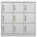 Taquillas HKH 2 Piezas de Acero - Claro - 90x45x92,5 Cm - Gris