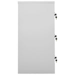 Taquillas HKH 2 Piezas de Acero - Claro - 90x45x92,5 Cm - Gris