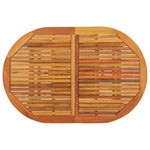 HKH Mesa de Jardim 200x100x75 Cm Madeira de Eucalipto Maciça - Marrom