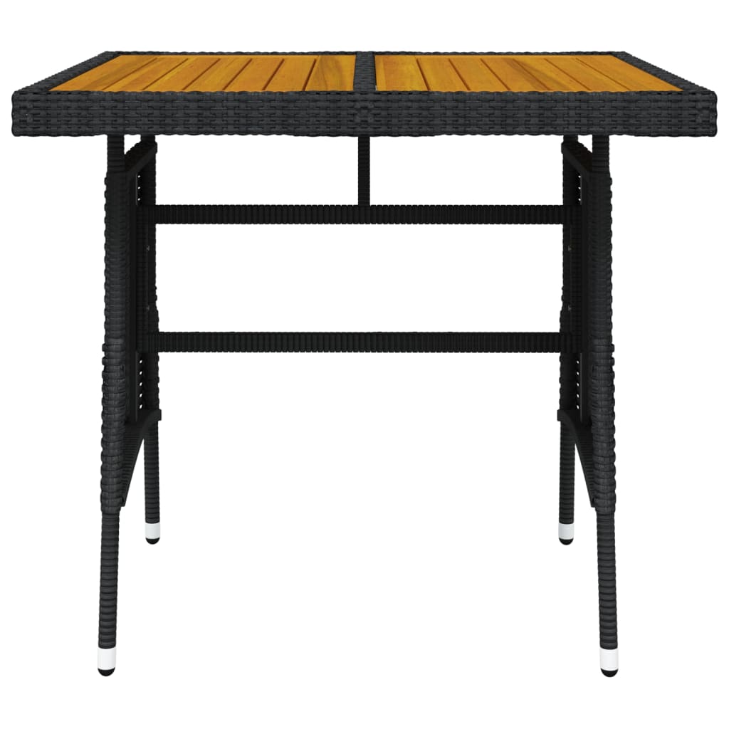 HKH Mesa de Jardim Vime Pe e Acácia Maciça - Preto