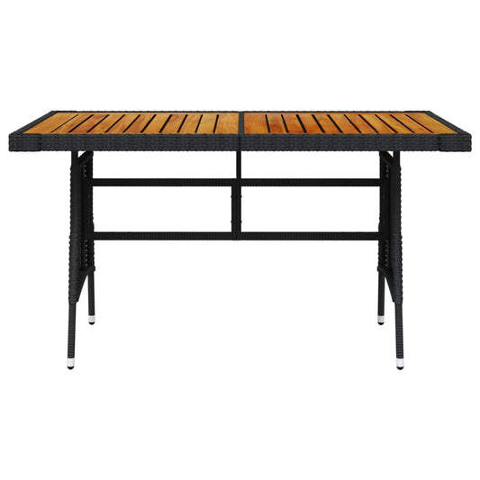 HKH Mesa de Jardim Vime Pe e Acácia Maciça - Preto