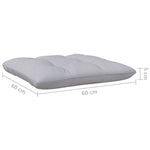 HKH 4 Pcs Conjunto Lounge de Jardim C/ Almofadões Cinzentos Pinho - Cinzeto