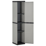 HKH Armário Arrumação Jardim 3 Prateleiras / - Preto