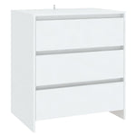 HKH Aparadores 2 Peças em Madeira Processada 70 X 41 X 75 Cm - Branco