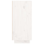 HKH Aparador Rústico em Pinho Maciço com 2 Portas e 3 Gavetas 111 X 34 X 75 Cm - Branco