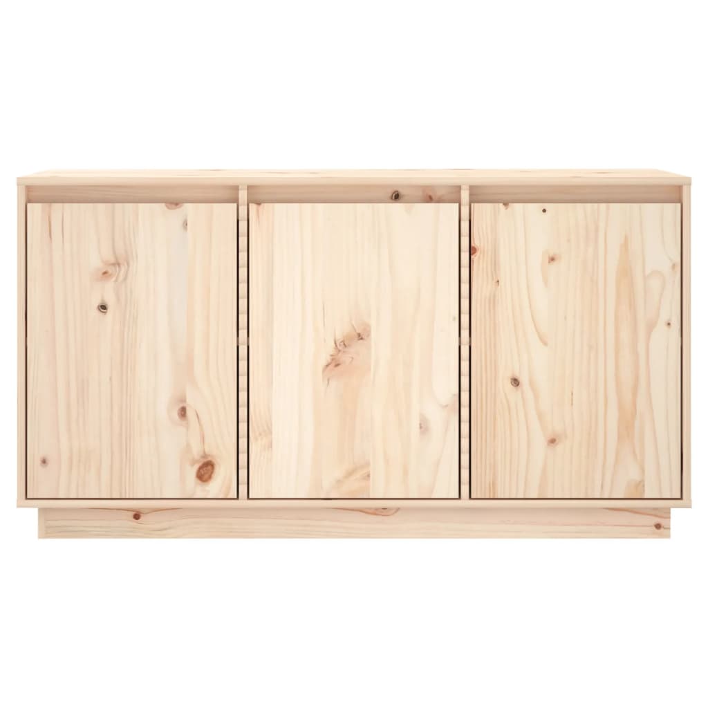 Aparador moderno HKH de madera maciza de pino sin tratar 111 x 34 x 60 cm