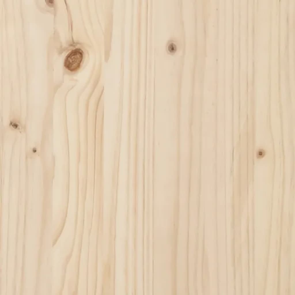 Aparador moderno HKH de madera maciza de pino sin tratar 111 x 34 x 60 cm