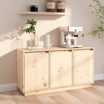 Aparador moderno HKH de madera maciza de pino sin tratar 111 x 34 x 60 cm