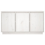 HKH Aparador Moderno de Pino Macizo 111 x 34 x 60 cm - Blanco