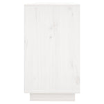HKH Aparador Moderno de Pino Macizo 111 x 34 x 60 cm - Blanco