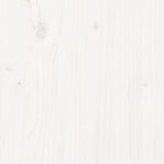 HKH Aparador Moderno de Pino Macizo 111 x 34 x 60 cm - Blanco