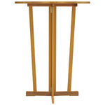 HKH Mesa de Bar Dobrável 90x65x105 Cm Madeira de Teca Maciça - Marrom