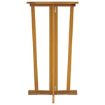 HKH Mesa de Bar Dobrável 90x65x105 Cm Madeira de Teca Maciça - Marrom