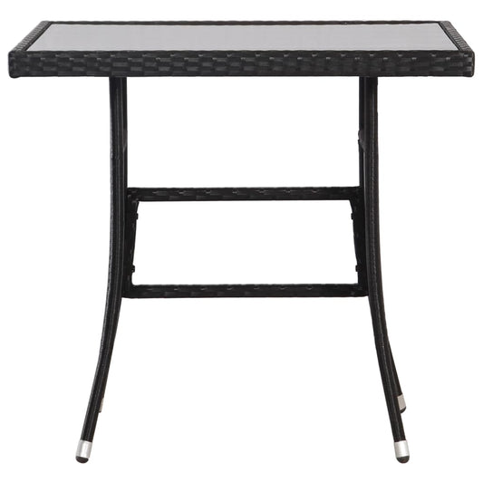 HKH Mesa de Jardim em Vime Pe - Preto