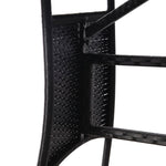 HKH Mesa de Jardim em Vime Pe - Preto