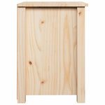 HKH Conjunto de 2 Mesas de Cabeceira em Pinho Maciço