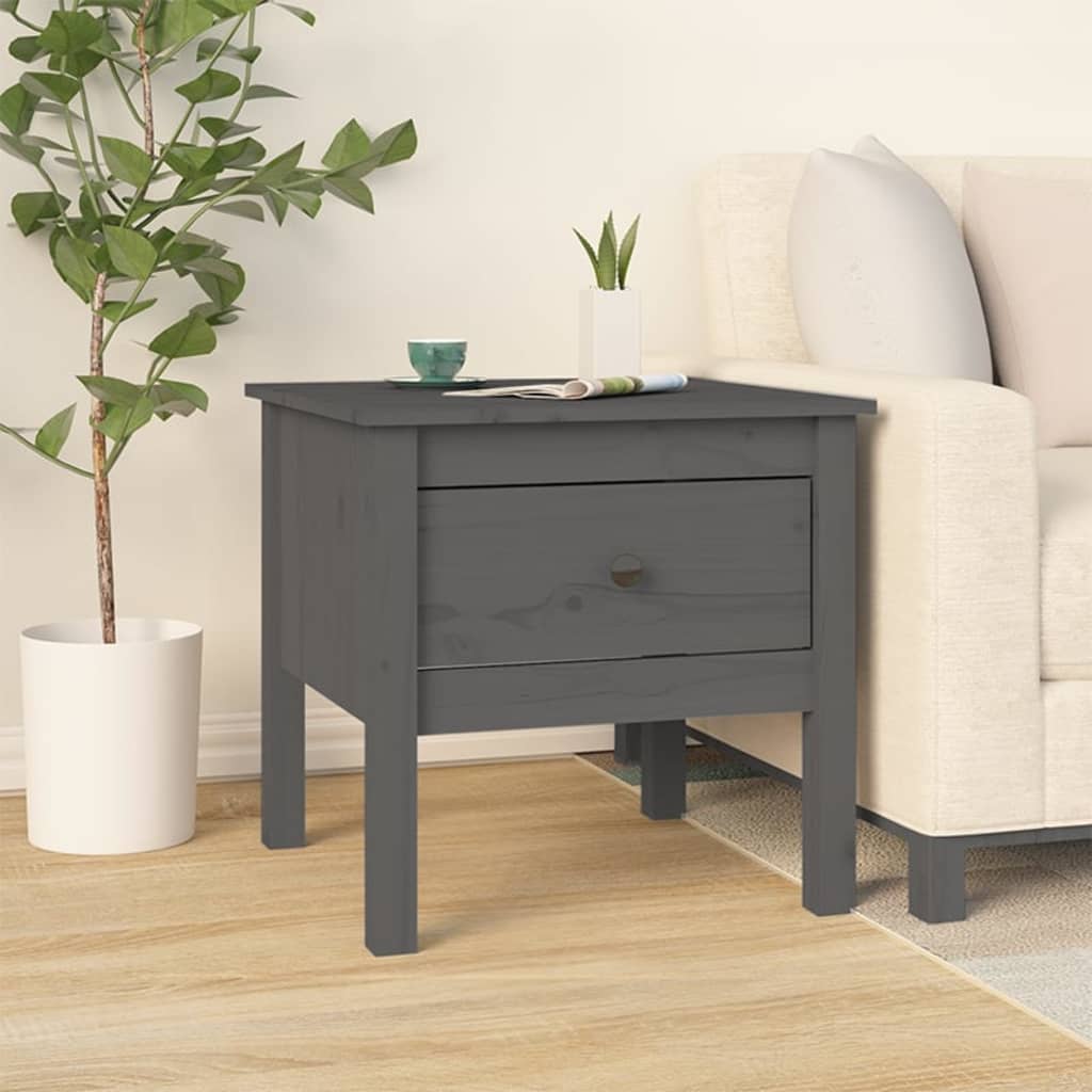 HKH Mesa Auxiliar Gris en Pino
