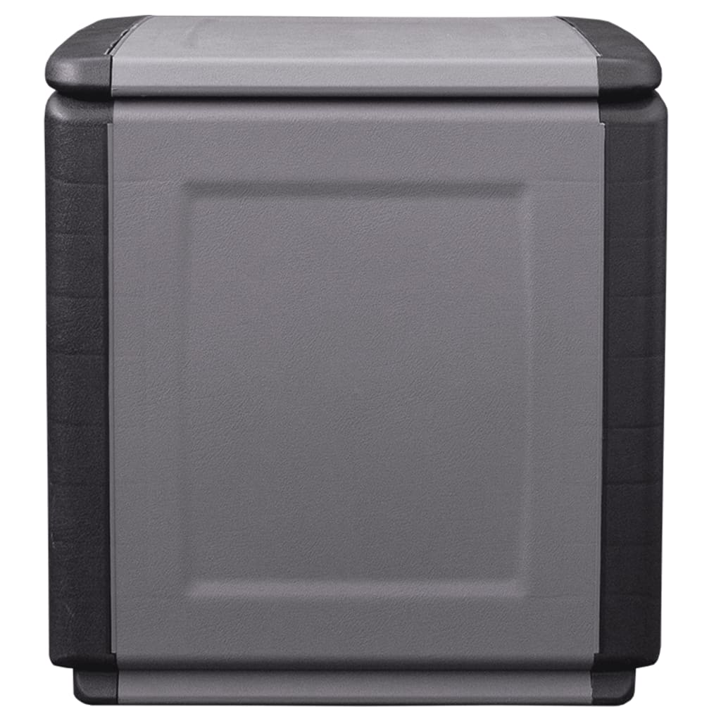 HKH Caixa Arrumação P/ Jardim 130l Cinza-escuro E Preto - Cinzento