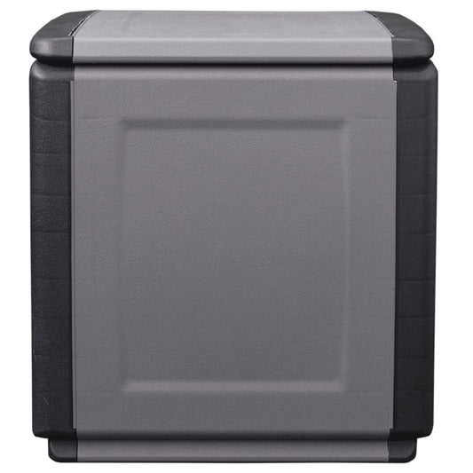 HKH Caixa Arrumação P/ Jardim 130l Cinza-escuro E Preto - Cinzento