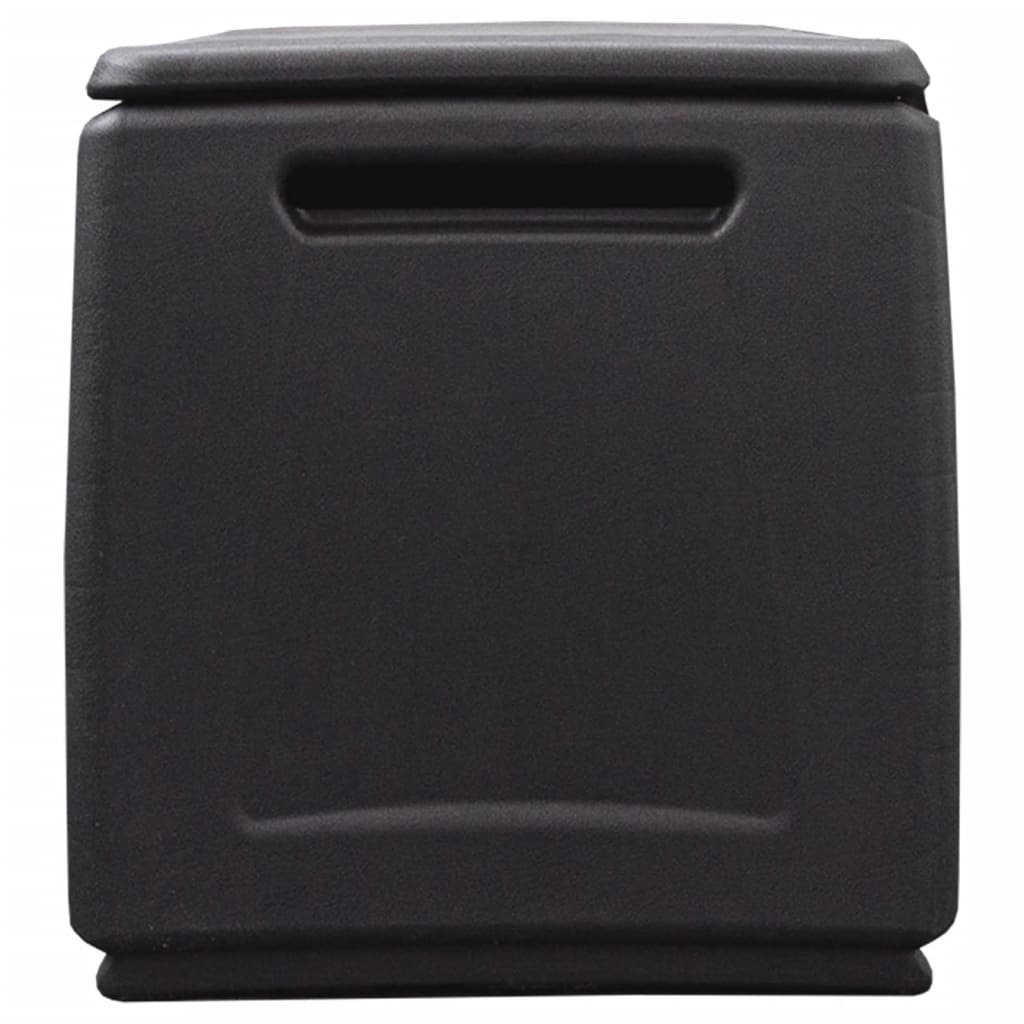 HKH Caixa Arrumação P/ Jardim 130l Cinza-escuro E Preto - Cinzento
