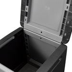 HKH Caixa Arrumação P/ Jardim 130l Cinza-escuro E Preto - Cinzento