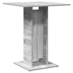 HKH Mesa de De Bar em Derivados de Madeira Sonoma - Cinzento