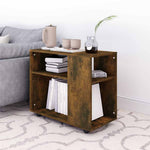 Mesa auxiliar HKH en roble ahumado y derivados de la madera