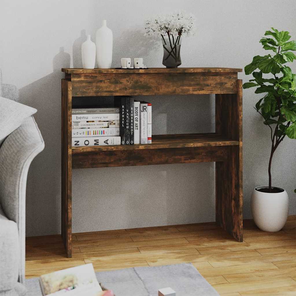 Mesa auxiliar HKH en roble ahumado y derivados de la madera