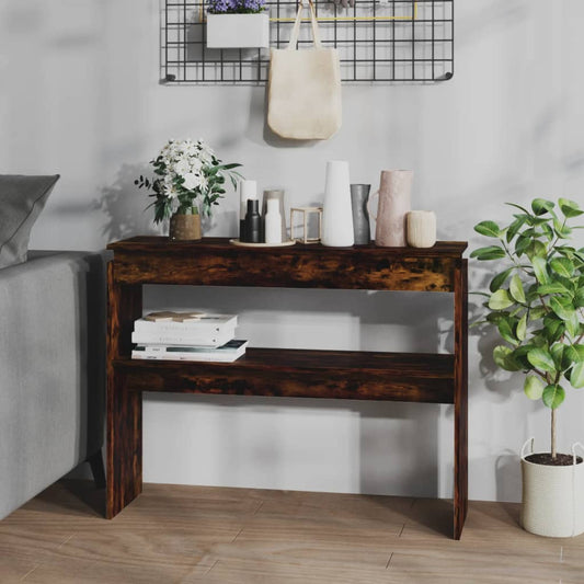 Mesa auxiliar HKH en roble ahumado y derivados de la madera
