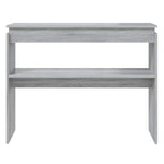 HKH Mesa auxiliar de madera manufacturada - Gris