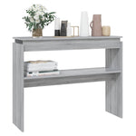 HKH Mesa auxiliar de madera manufacturada - Gris