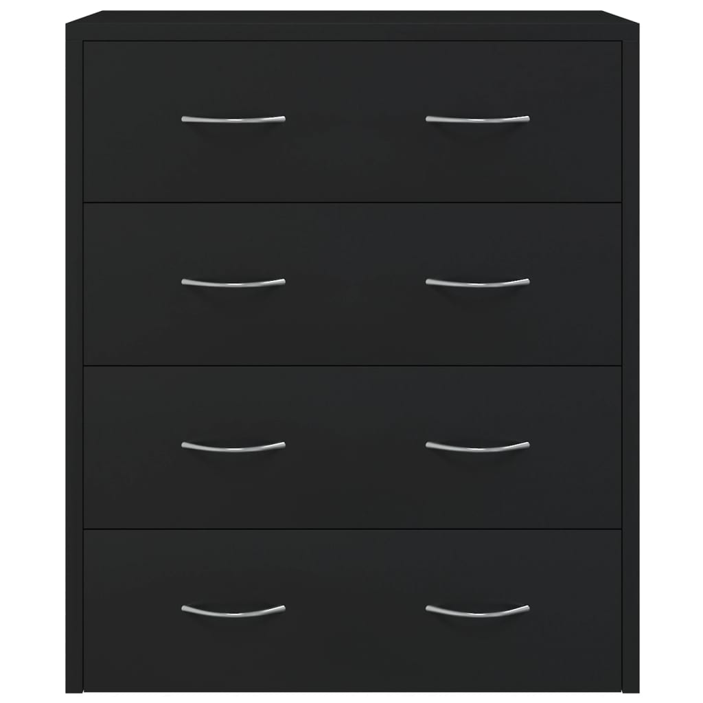 HKH Aparador em derivados de Madeira 60 X 30,5 X 71 Cm - Preto