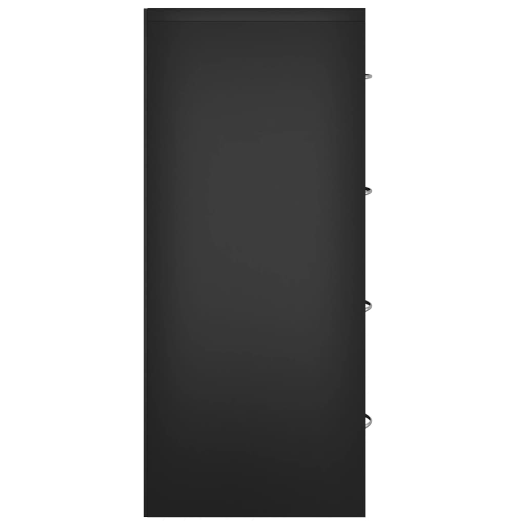 HKH Aparador em derivados de Madeira 60 X 30,5 X 71 Cm - Preto